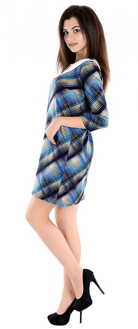 Платье в клетку (42) Киев - изображение 3