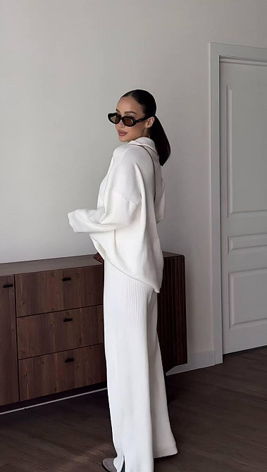 Женский элегантный костюм из ангорового рубчика Одесса - изображение 5