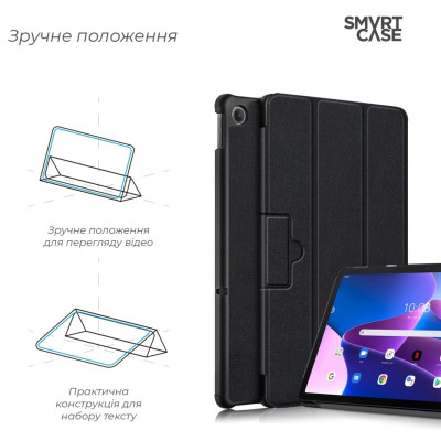 Чехол для планшета Armorstandart Smart Case Lenovo Tab M10 Plus (3rd Gen) TB125 Black (ARM63468) Винница - изображение 4