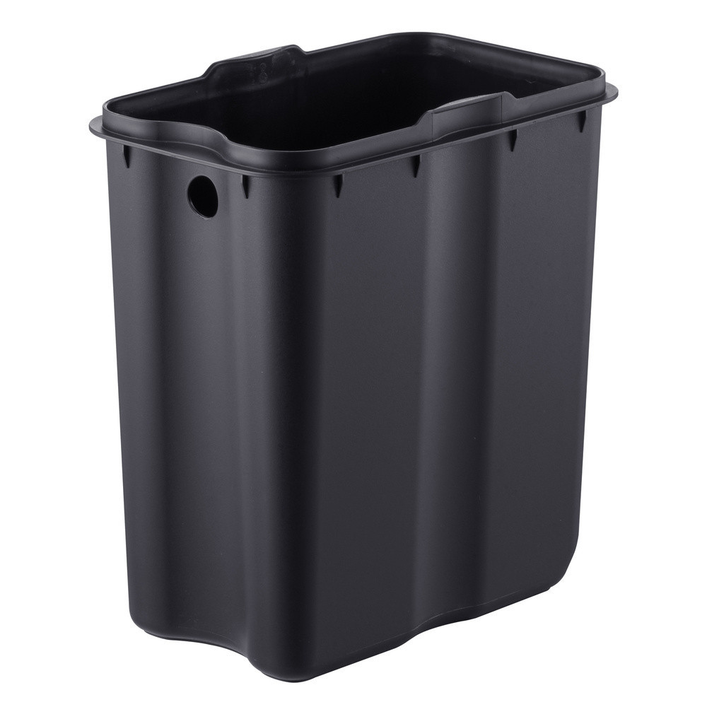 Прямоугольное мусорное ведро с плавным закрытием Mixxus Premium Quadro-TC0105 5 л, черное Харьков - изображение 4