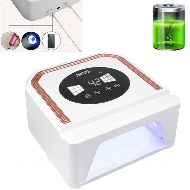 Манікюрна світлодіодна лампа для полімеризації гель-лаків, Професійна сушка для нігтів LN-32 Львів - фото 2