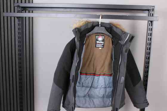 Подростковая зимняя куртка для мальчика на холофайбере 134,140,158 Николаев