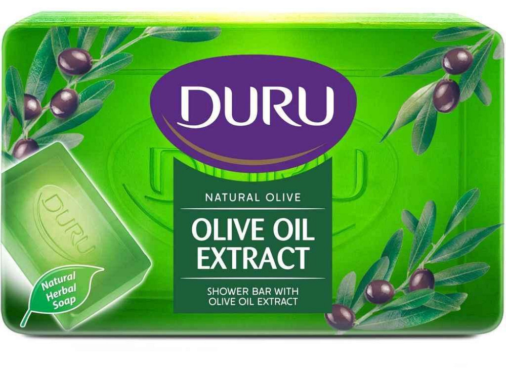Мыло туалетное 150г Natural Оливковое масло ТМ DURU Киев - изображение 1