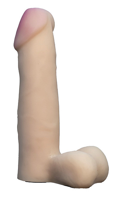 Насадка для страпона тілесна EGZO CIBERSKIN NSTR19 ( 16,5 см х 3,7 см ) Sex Aura Київ - фото 3