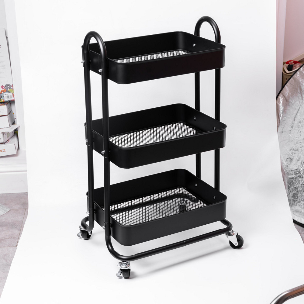 Yiwu Мобільний візок для кухні трирівневий металевий HP-46-5 Коломыя - изображение 1