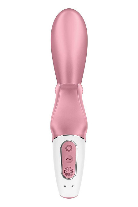 Смарт вібратор-кролик Satisfyer Hug Me Pink, 2 мотори, діаметр 4,2см, широка кліторальна частина Sex Aura Київ - фото 4