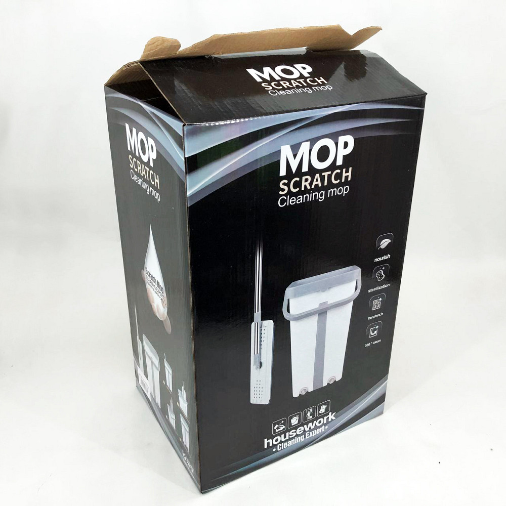 Швабра авто отжим для уборки, Швабра с отжимом с хорошим ведром Турбо ведром AW-89 Ивано-Франковск - изображение 3