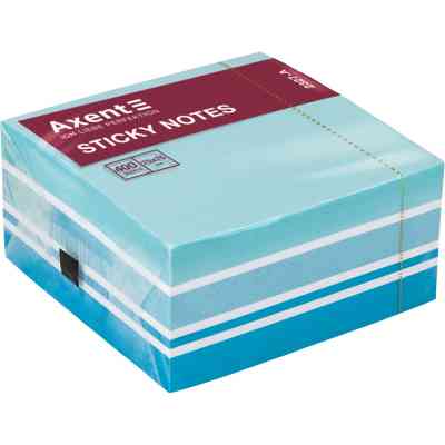 Бумага для заметок Axent с липким слоем 75x75 мм 400 листов Ассорти (2327-70-A) Винница