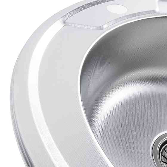 VALESO Кухонна мийка з нержавіючої сталі Valeso ДЕКОР 490 (0,8/180 мм) Коломия