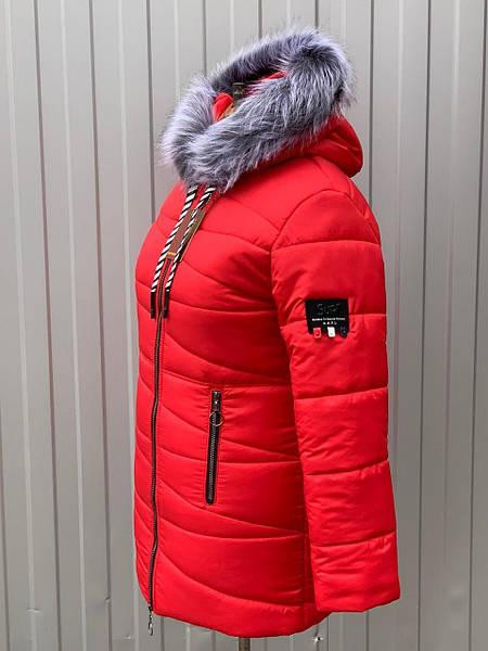 Жіноча яскрава зимова куртка пуховик.  40-56р Київ - фото 2