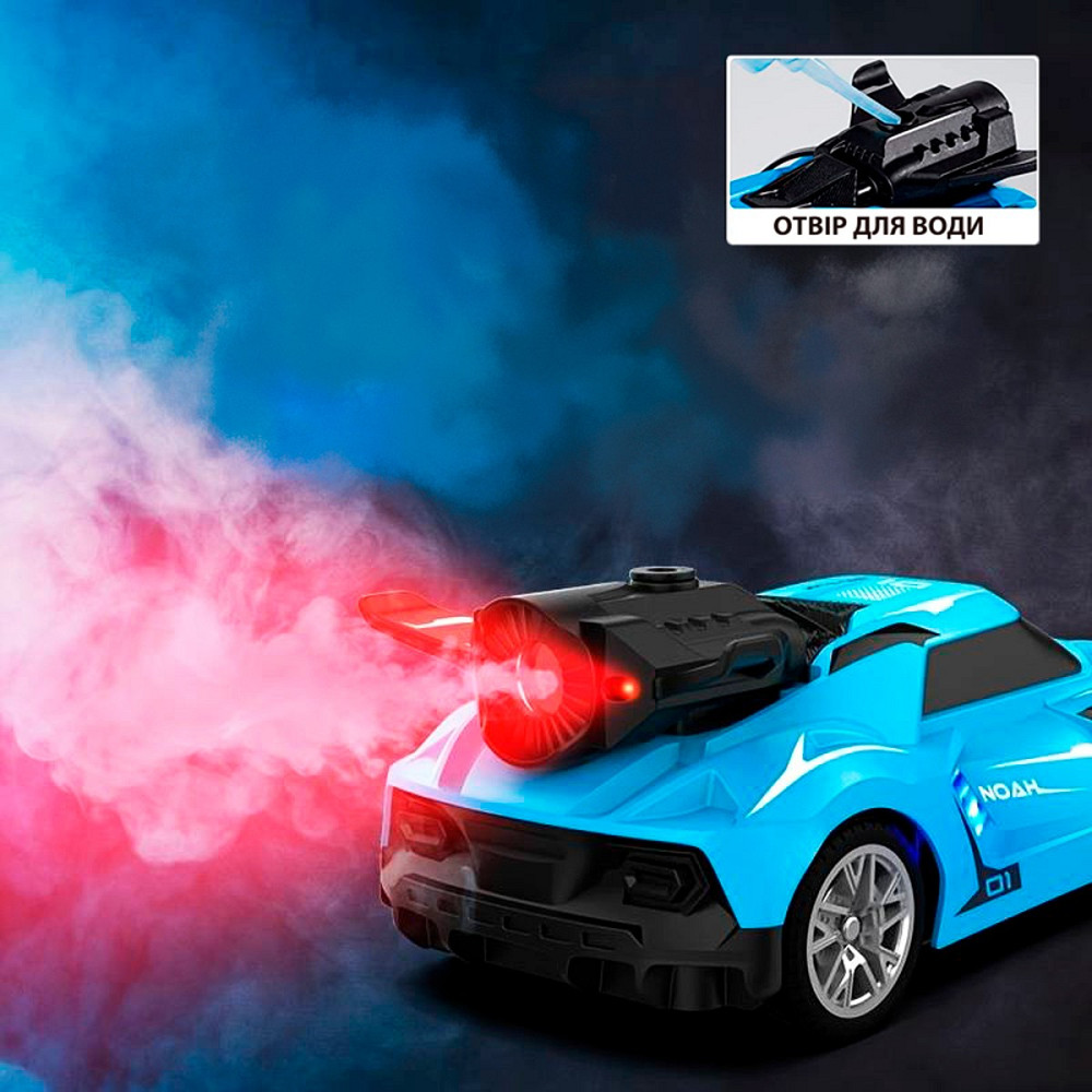 Автомобіль Spray Car на р/к – Sport (блакитний, 1:24, світло, функція туман) Дніпро - фото 5