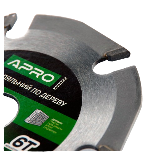 Диск пиляльний по дереву d125мм*22,23мм 6T APRO Житомир