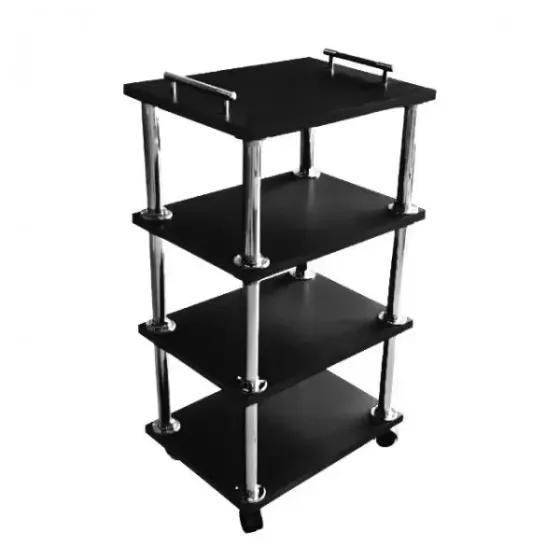 Тележка косметологическая на 4 полки UK-102 Черный Киев