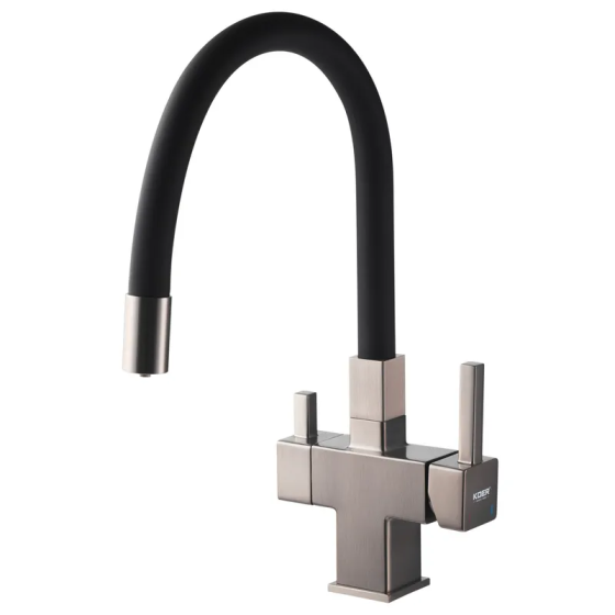 Смеситель для кухни Koer KB-72023-07 с выходом для питьевой воды (KR5010) Киев