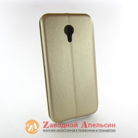 Чохол книжка Meizu M3 Note Aspor Case gold Одеса - фото 5