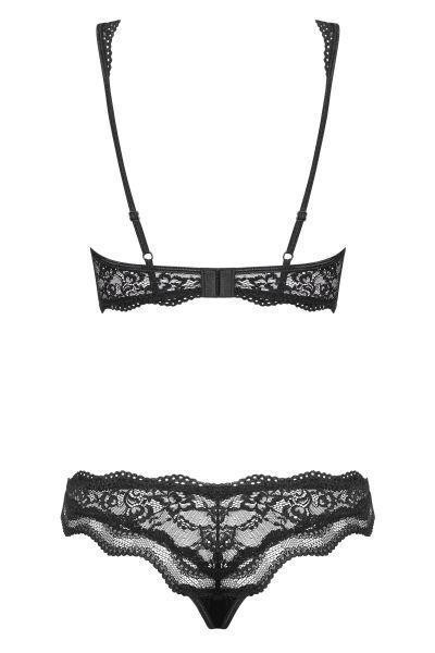 Комплект кружевной Obsessive Luvae черный, S/M Sex Aura Киев - изображение 4
