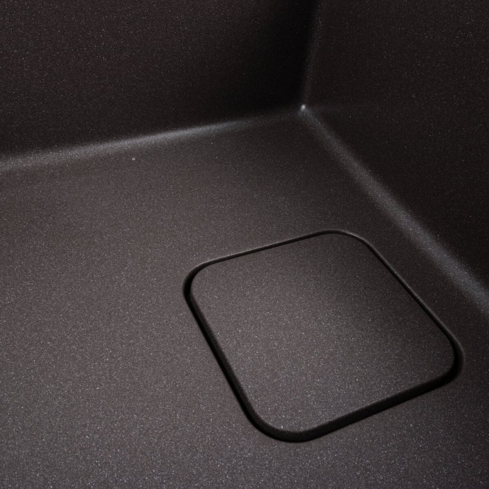 Гранітна мийка для кухні Platinum 7850 CUBE матовий Гренадін Коломия - фото 5