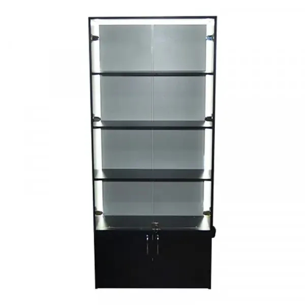 Косметологическая витрина с тумбой и подсветкой Черный Киев - изображение 1