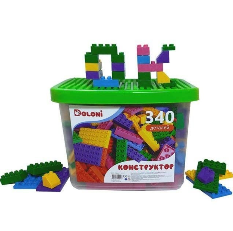 Конструктор Doloni в боксі 340 деталей (013888/27) Чернигов - изображение 1