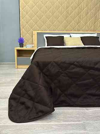 Покрывало стеганое Decorator Flax ромб 230х250 см венге (85-069) Киев