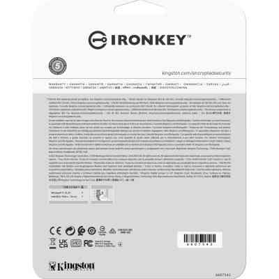 USB флеш накопичувач Kingston 64GB IronKey Vault Privacy 50 Blue USB 3.2 (IKVP50/64GB) Вінниця