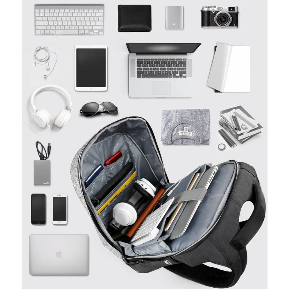 Рюкзак Tigernu D-83351 15.6" Black Grey Київ - фото 7