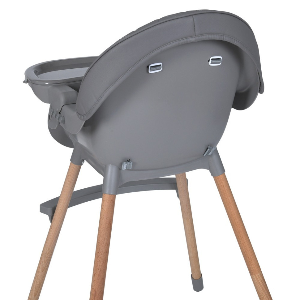 Стільчик для годування LUMI ME 1111 Gray екошкіра Вінниця - фото 7