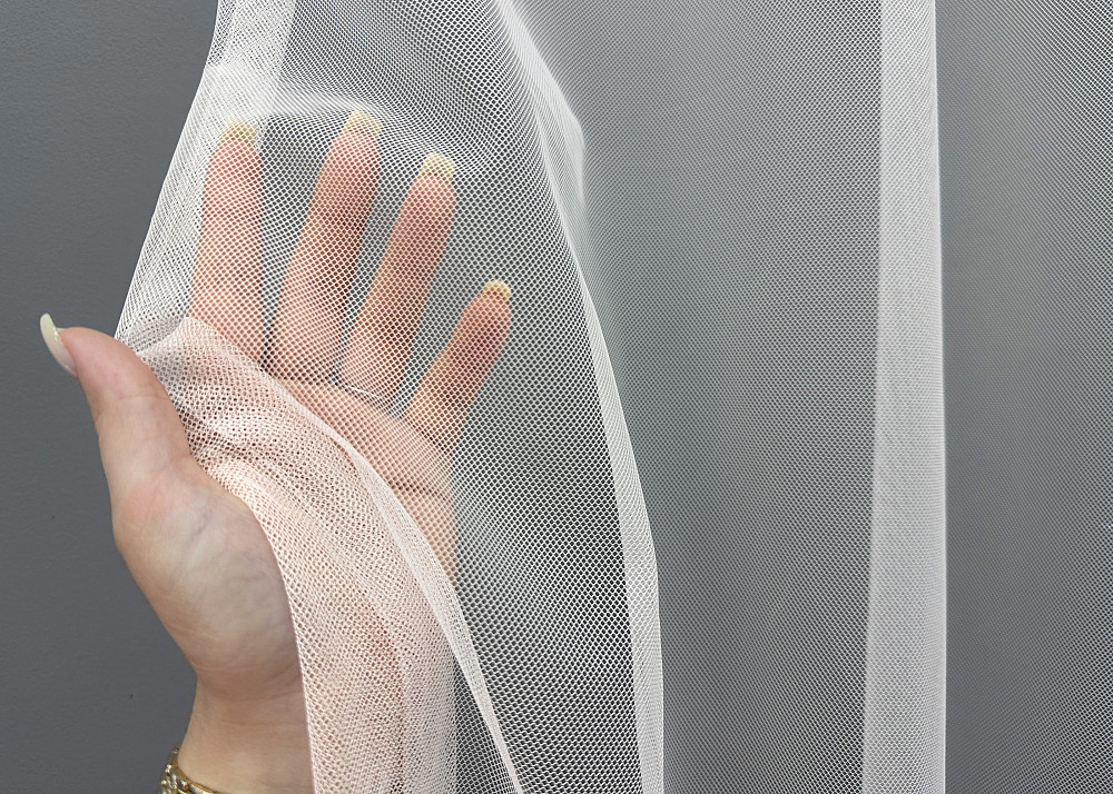 Тюль VR-Textil 1798т Грек-сітка з вишивкою та люрексом колір Білий 300х270 см (40-634) Київ - фото 5