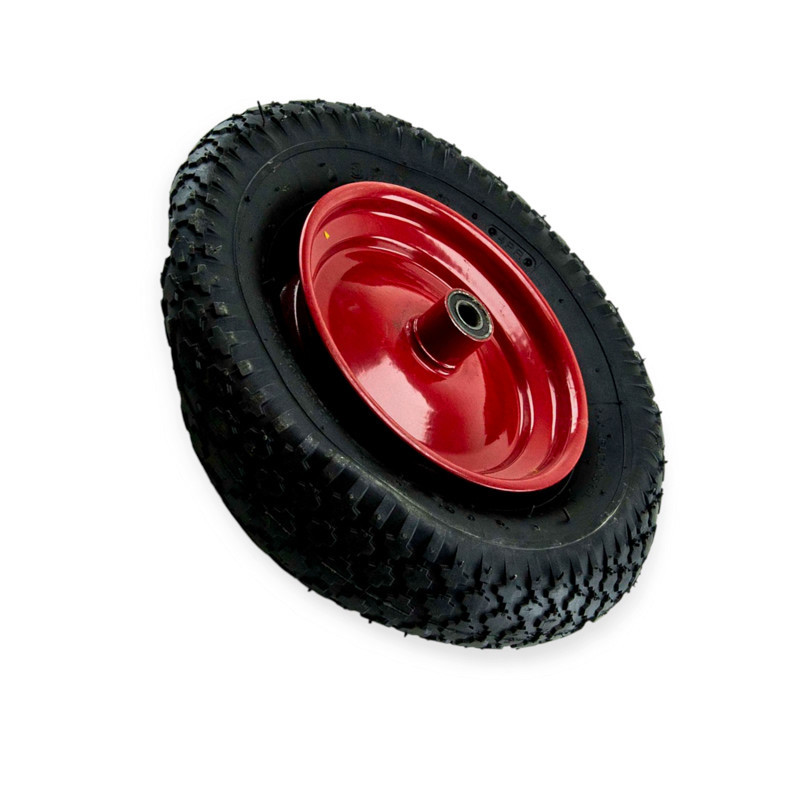 Колесо зборі тачка 3,50-8 диск під вісь 16 мм без осі Мукачево - фото 1