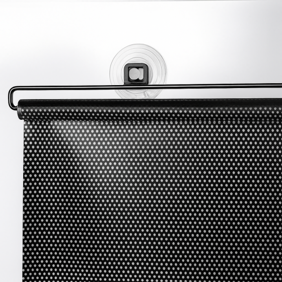 Сонцезахисна рулонна шторка на вікно 125х50см,Чорний SBR Київ