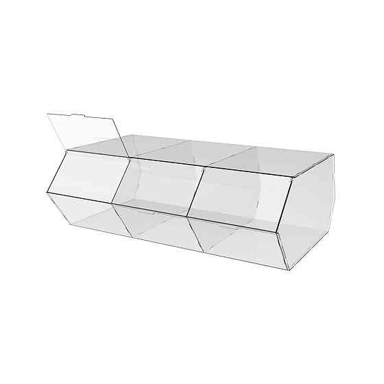 Диспенсер EKOSTAR для мармеладів, снеків, горіхів 3 комірки Київ