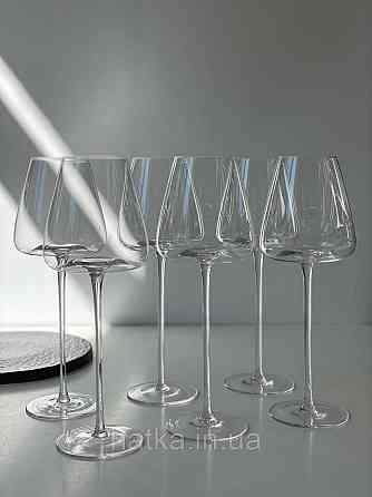 Набір високих келихів 6 шт. для вина 550 мл «Беллісімо» прозорий 102-914 Київ