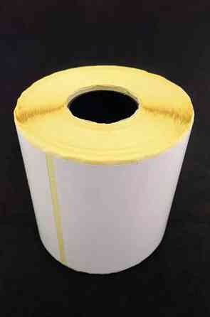 Термоетикетка ЗЕБРА 101мм х 101.5 мм /500 штук в рулоні для Нова Пошта Zebra Павлоград