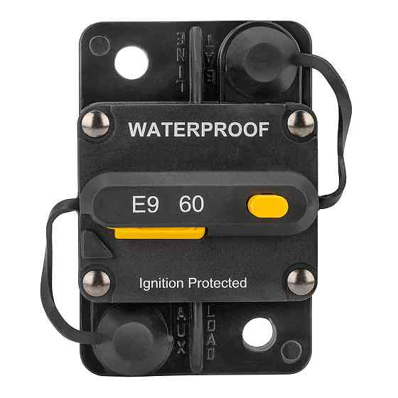Автоматичний запобіжник 60А Waterproof (IP67) для катерів та авто Київ