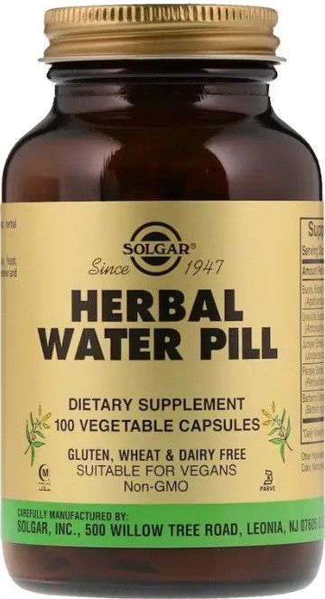 Мочегонное средство Solgar Herbal Water Pill 100 капс Киев - изображение 1