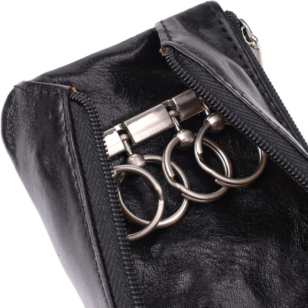 Вместительная ключница на одно отделение из гладкой натуральной кожи Tony Perotti 20851_1 (2686 nero) Черный Киев - изображение 6