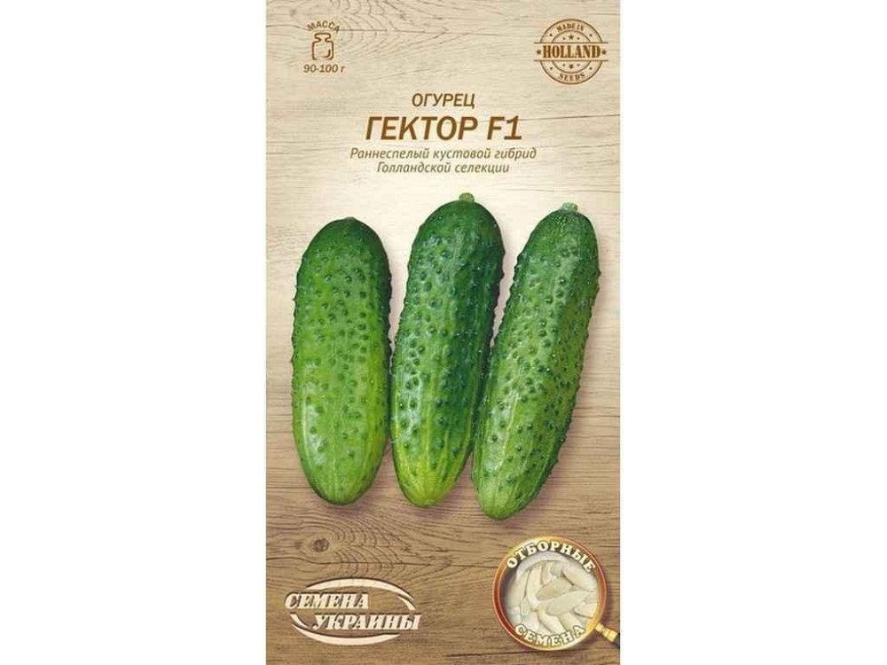 Огірок Гектор F1 ОВ 0,25г (20 пачок) (рс) ТМ НАСІННЯ УКРАЇНИ Київ - фото 1