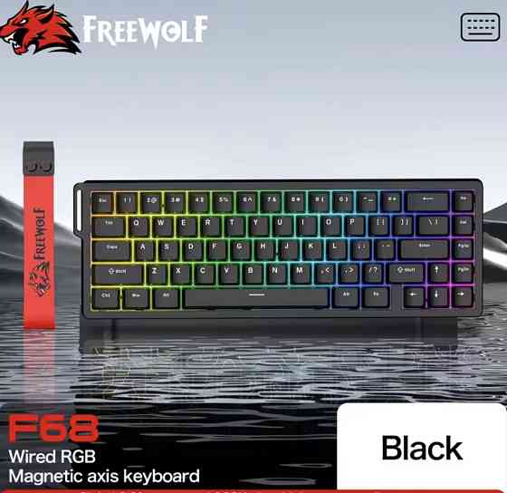 Магнітна клавіатура білих свічок | freewolf f68 | 8K Харків