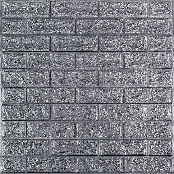 R017-2-20 Панель стеновая в рулоне 3D 700х19600х2мм Серебро SW-00002278 Киев