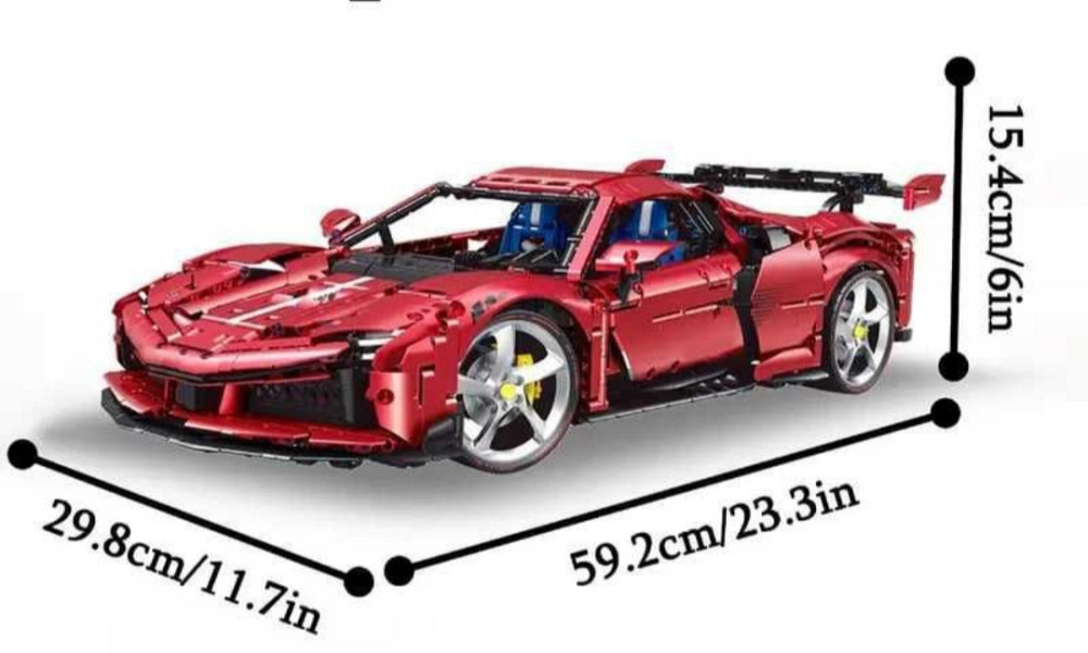 Конструктор Technic Ferrari SF90, 1:8, 4260 деталей | Подарункова коробка Київ - фото 6
