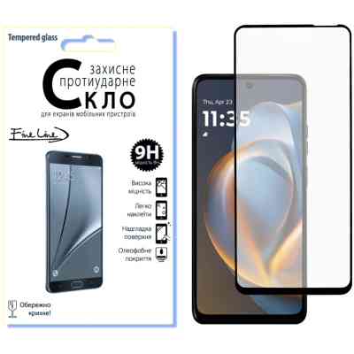 Скло захисне Fine Line Full Glue Motorola G05 Black (FL-TGFG-396) Вінниця