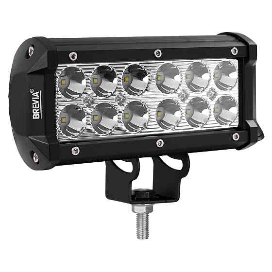 Фара светодиодная Brevia Cree Spot 10-30V, 36W (12x3W), 3000Lm, 1шт Львов