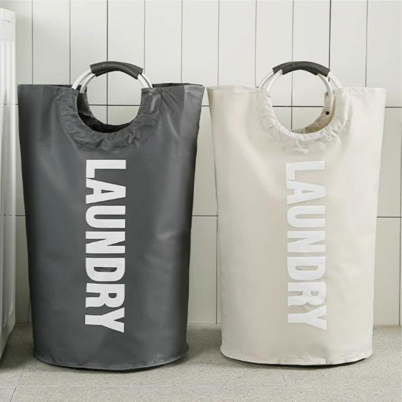 Корзина органайзер для вещей, игрушек Lovely Svi - 38 x 72 см (82 л) портативный водонепроницаемый - Серый Киев - изображение 4