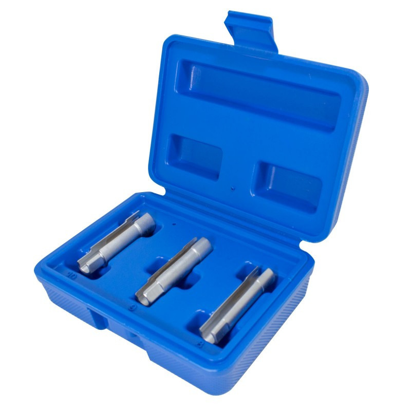 Набір подовжених головок для свічок розжарювання під ключ 10мм 8 9 10мм 3пр. в кейсі Forsage F-305133 Одеса - фото 4