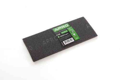 Сітка абразивна APRO P100 115×280 мм карборунд (5 шт.) Рівне