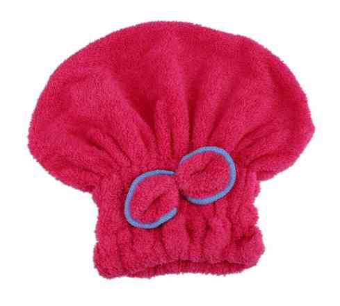 Рушник тюрбан для сушіння волосся one size рожевий Київ