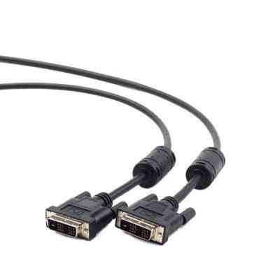 Кабель мультимедийный DVI M to DVI M 1.8m 18+1pin Cablexpert (CC-DVI-BK-6) Винница
