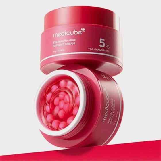 Капсульный крем с ниацинамидом и транексамовой кислотой TXA Niacinamide Capsule Cream Medicube 55 г Киев