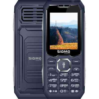 Мобільний телефон Sigma X-style 341 BRO Type-C Blue (4827798368428) Вінниця