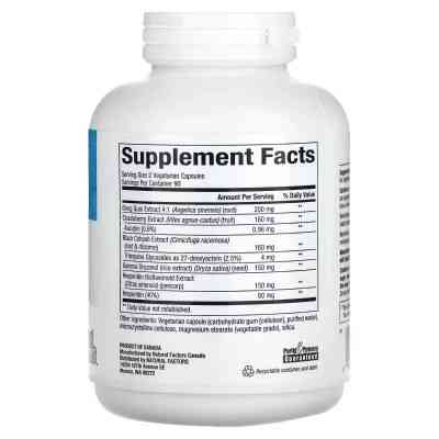 Вітамінно-мінеральний комплекс Natural Factors Підтримка при менопаузі, WomenSense, MenoSense, Menopause Formula, 180 вег (NFS-04951) Вінниця